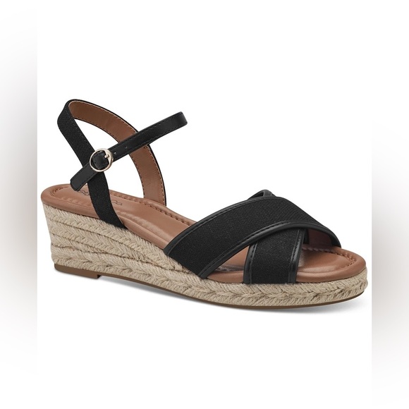 Style & Co Women's Leahh Strappy Espadrille Wedge Sandals - Picture 2 of 12